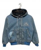 WIND AND SEA×LIBEREウィンダンシー×リベーレ）の古着「ジップアップデニムジャケット」｜インディゴ