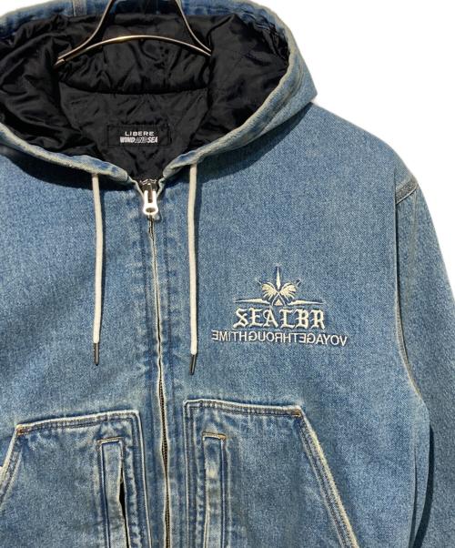 WIND AND SEA（ウィンダンシー）WIND AND SEA (ウィンダンシー) LIBERE (リベーレ) ジップアップデニムジャケット インディゴ サイズ:Sの古着・服飾アイテム