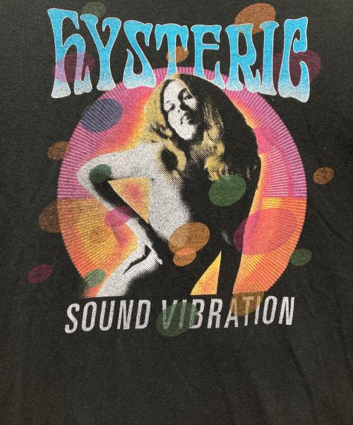 Hysteric Glamour（ヒステリックグラマー）Hysteric Glamour (ヒステリックグラマー) プリントTシャツ ブラック サイズ:Lの古着・服飾アイテム