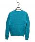 POLO RALPH LAUREN (ポロ・ラルフローレン) Vネックケーブルニット ブルー サイズ:M：6000円