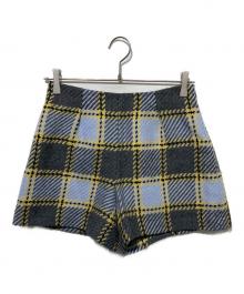 BLUE LABEL CRESTBRIDGE（ブルーレーベルクレストブリッジ）の古着「チェックショートパンツ」｜グレー