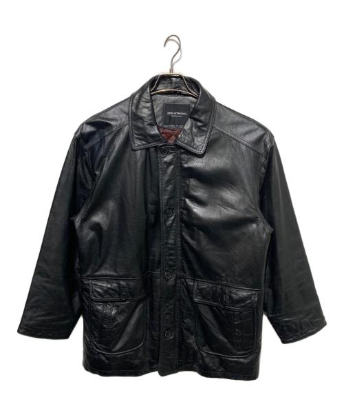 DON-STRONG（ドンストロング）DON-STRONG (ドンストロング) レザージャケット ブラック サイズ:Lの古着・服飾アイテム