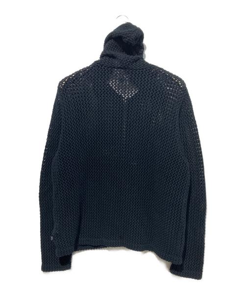 stussy（ステューシー）stussy (ステューシー) メッシュジップパーカー ブラック サイズ:Mの古着・服飾アイテム