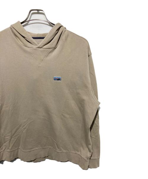 Patagonia（パタゴニア）Patagonia (パタゴニア) デイリー・フーディ・スウェットシャツ ベージュ サイズ:Lの古着・服飾アイテム