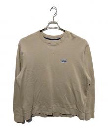 Patagonia（パタゴニア）の古着「デイリー・クルーネック・スウェットシャツ」｜ベージュ