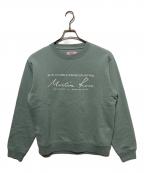 MARTINE ROSEマーティン・ローズ）の古着「クルーネックスウェット」｜グリーン