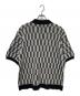 Needles (ニードルズ) ニットポロシャツ ホワイト×ブラック サイズ:XL：10000円