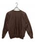 AURALEE (オーラリー) SUPER HIGH GAUZE SWEAT BIG ブラウン サイズ:4：9000円