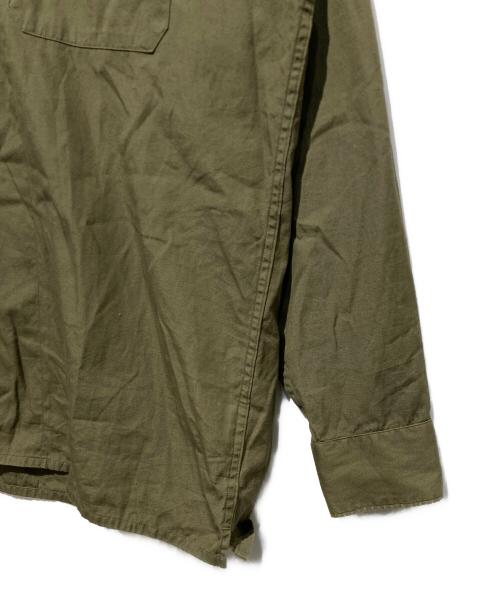 COMOLI（コモリ）COMOLI (コモリ) OD オープンカラーシャツ オリーブ サイズ:3の古着・服飾アイテム