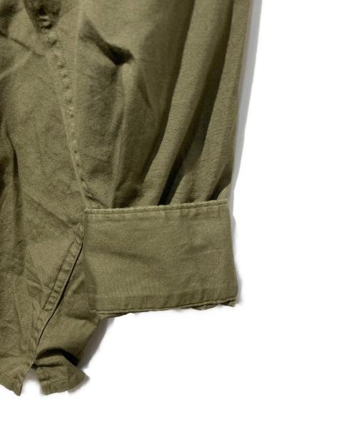 COMOLI（コモリ）COMOLI (コモリ) OD オープンカラーシャツ オリーブ サイズ:3の古着・服飾アイテム