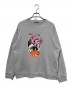 UNDERCOVERISMアンダーカバーイズム）の古着「クルーネックスウェット」｜ブルー