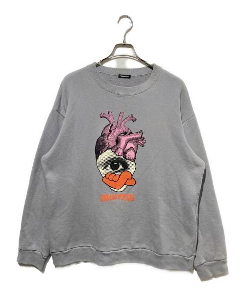 UNDERCOVERISM（アンダーカバーイズム）UNDERCOVERISM (アンダーカバーイズム) クルーネックスウェット ブルー サイズ:5の古着・服飾アイテム