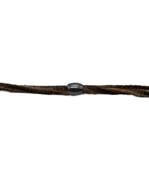 JohnUNDERCOVER（ジョンアンダーカバー）JohnUNDERCOVER (ジョンアンダーカバー) コイン ビーズネックレス グリーンの古着・服飾アイテム