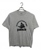 PALACEパレス）の古着「HAND OUT T-SHIRT」｜グレー
