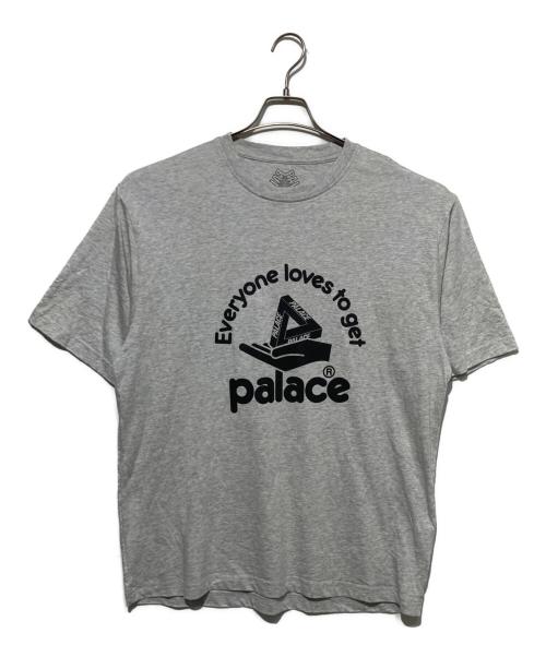 PALACE（パレス）PALACE (パレス) HAND OUT T-SHIRT グレー サイズ:Lの古着・服飾アイテム