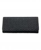 LOEWEロエベ）の古着「アナグラム リピート コンチネンタルウォレット」｜ブラック