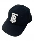 BURBERRYバーバリー）の古着「JERSEY TB BASEBALL CAP  キャップ」｜ブラック