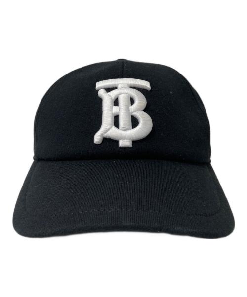 BURBERRY（バーバリー）BURBERRY (バーバリー) JERSEY TB BASEBALL CAP  キャップ ブラックの古着・服飾アイテム