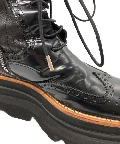 sacai（サカイ）sacai (サカイ) ENGINEER SOCK BOOTS ブラック サイズ:37の古着・服飾アイテム