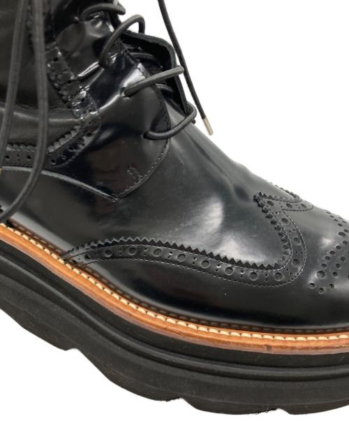 sacai（サカイ）sacai (サカイ) ENGINEER SOCK BOOTS ブラック サイズ:37の古着・服飾アイテム