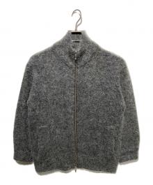 Snidel（スナイデル）の古着「アルパカシャギージップコート」｜グレー