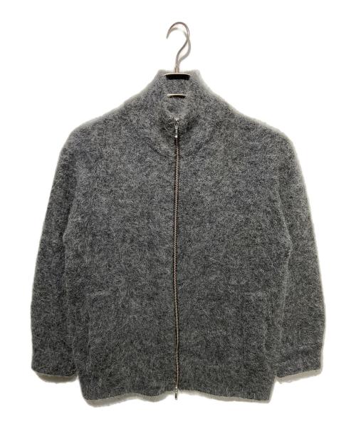Snidel（スナイデル）Snidel (スナイデル) アルパカシャギージップコート グレー サイズ:Freeの古着・服飾アイテム