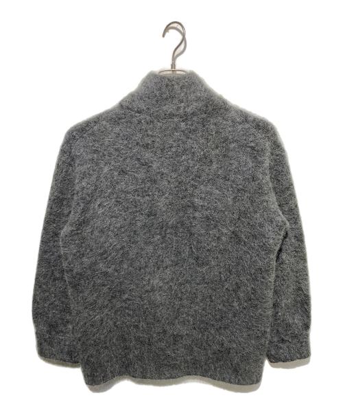 Snidel（スナイデル）Snidel (スナイデル) アルパカシャギージップコート グレー サイズ:Freeの古着・服飾アイテム