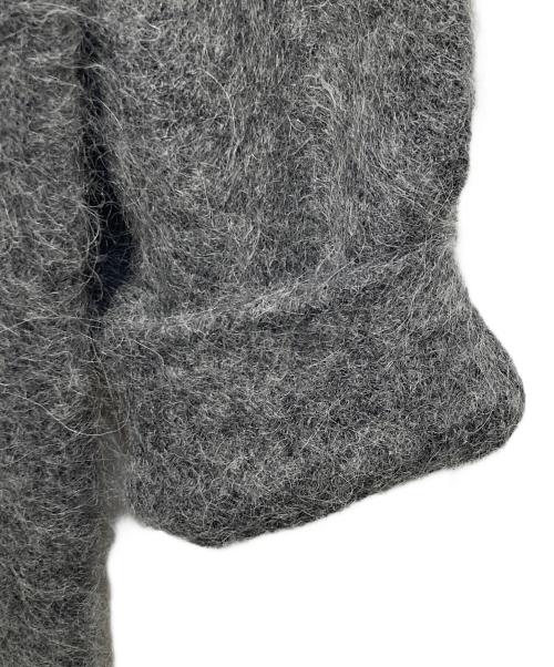 Snidel（スナイデル）Snidel (スナイデル) アルパカシャギージップコート グレー サイズ:Freeの古着・服飾アイテム