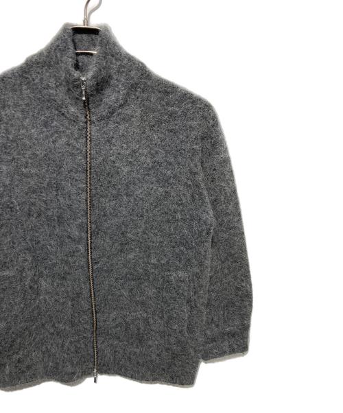Snidel（スナイデル）Snidel (スナイデル) アルパカシャギージップコート グレー サイズ:Freeの古着・服飾アイテム