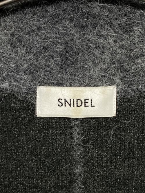 Snidel（スナイデル）Snidel (スナイデル) アルパカシャギージップコート グレー サイズ:Freeの古着・服飾アイテム