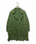 COMOLI（コモリ）の古着「タイプライタータイロッケンコート」｜グリーン