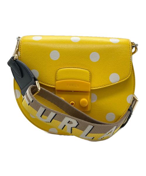 FURLA（フルラ）FURLA (フルラ) メトロポリス クロスボディバッグ イエローの古着・服飾アイテム