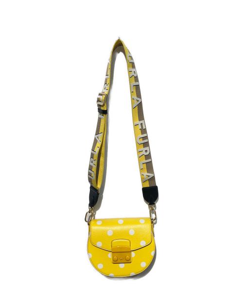 FURLA（フルラ）FURLA (フルラ) メトロポリス クロスボディバッグ イエローの古着・服飾アイテム