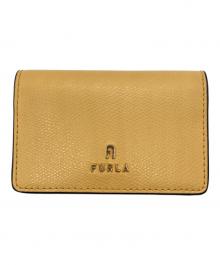FURLA（フルラ）の古着「カメリアカードケース」｜オレンジ