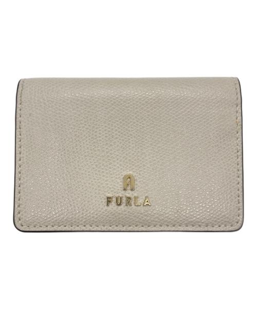 FURLA（フルラ）FURLA (フルラ) カメリアカードケース ベージュの古着・服飾アイテム