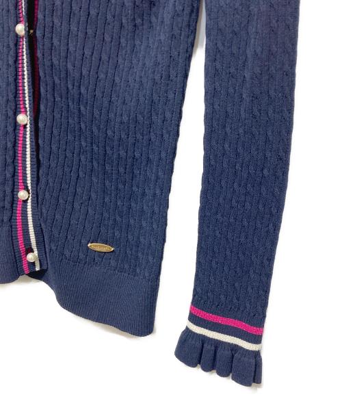 BLUE LABEL CRESTBRIDGE（ブルーレーベルクレストブリッジ）BLUE LABEL CRESTBRIDGE (ブルーレーベルクレストブリッジ) カーディガン ネイビー サイズ:38の古着・服飾アイテム