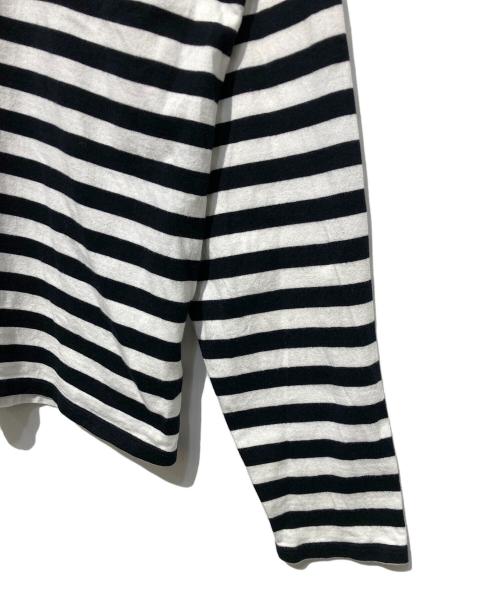 journal standard luxe（ジャーナルスタンダード ラックス）journal standard luxe (ジャーナルスタンダード ラックス) テンジクボーダー CN-Big-プルオーバー ブラック×ホワイト サイズ:　の古着・服飾アイテム