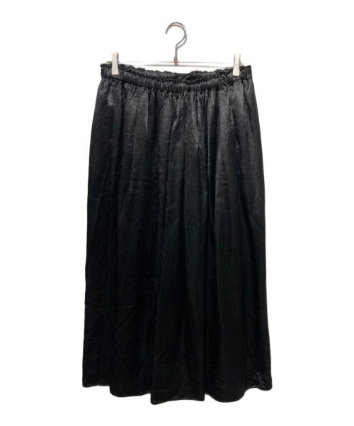 journal standard luxe（ジャーナルスタンダード ラックス）JOURNAL STANDARD LUXE (ジャーナルスタンダード ラックス) ヴィンテージサテン ギャザースカート ブラック サイズ:　の古着・服飾アイテム