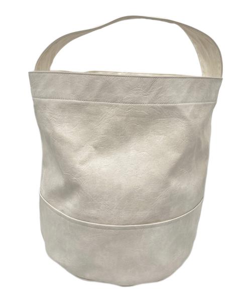 journal standard luxe（ジャーナルスタンダード ラックス）JOURNAL STANDARD LUXE (ジャーナルスタンダード ラックス) フェイクレザー サークルBAG-M ホワイトの古着・服飾アイテム