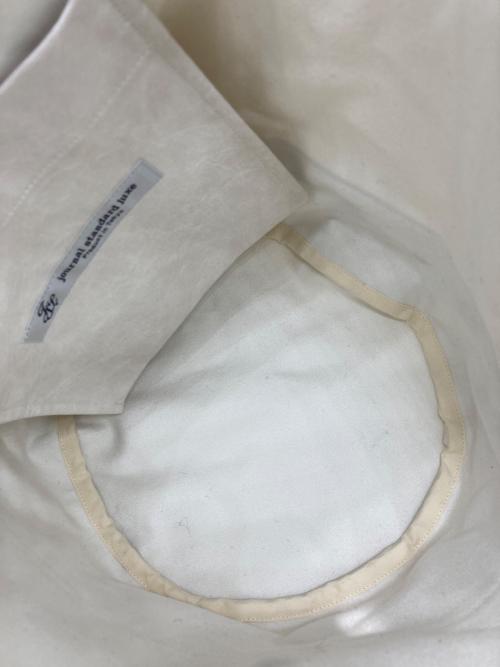 journal standard luxe（ジャーナルスタンダード ラックス）JOURNAL STANDARD LUXE (ジャーナルスタンダード ラックス) フェイクレザー サークルBAG-M ホワイトの古着・服飾アイテム