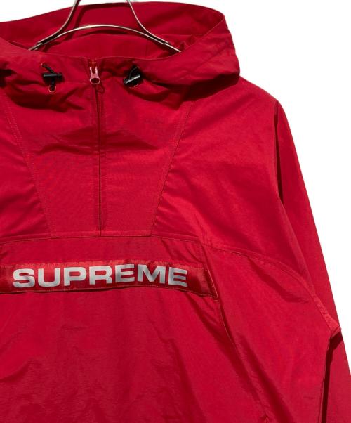 SUPREME（シュプリーム）SUPREME (シュプリーム) Heavy Nylon Anorak レッド サイズ:Mの古着・服飾アイテム