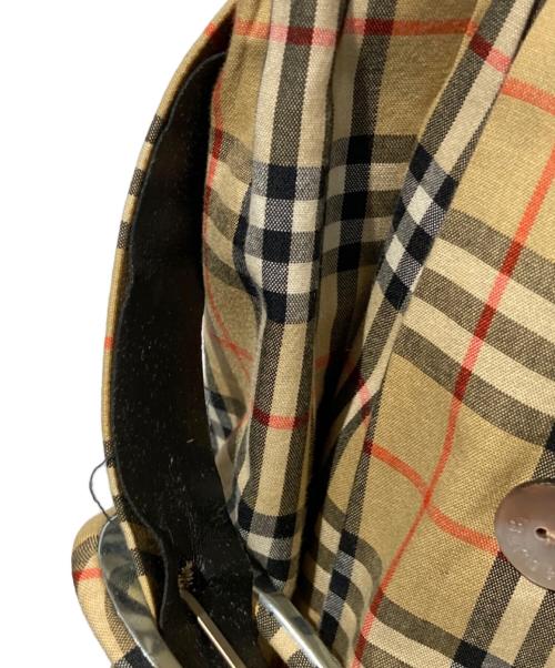 Burberry's（バーバリー）Burberry's (バーバリー) ノヴァチェック半袖ワンピース ベージュ サイズ:7ARの古着・服飾アイテム