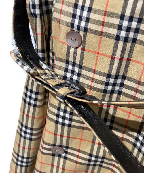 Burberry's（バーバリー）Burberry's (バーバリー) ノヴァチェック半袖ワンピース ベージュ サイズ:7ARの古着・服飾アイテム