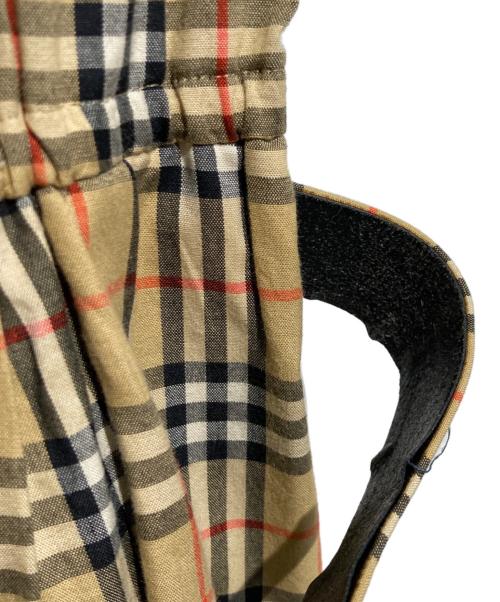 Burberry's（バーバリー）Burberry's (バーバリー) ノヴァチェック半袖ワンピース ベージュ サイズ:7ARの古着・服飾アイテム