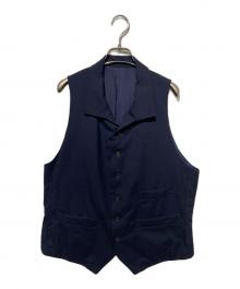 Yohji Yamamoto pour homme（ヨウジヤマモト プールオム）の古着「ジレ」｜ネイビー