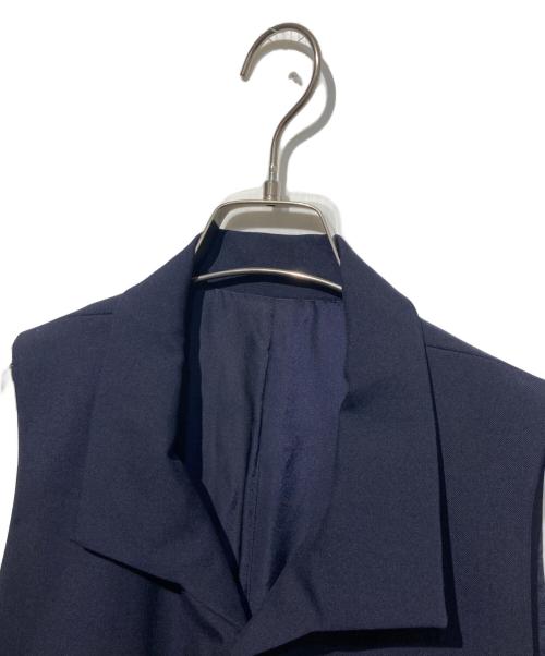 Yohji Yamamoto pour homme（ヨウジヤマモト プールオム）Yohji Yamamoto pour homme (ヨウジヤマモト プールオム) ジレ ネイビー サイズ:Mの古着・服飾アイテム