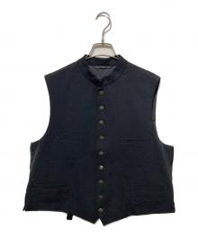 Yohji Yamamoto pour homme（ヨウジヤマモト プールオム）の古着「スタンドカラージレ」｜ブラック