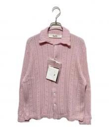 Sefr（セファ）の古着「RIKU SHIRT カーディガン」｜ピンク