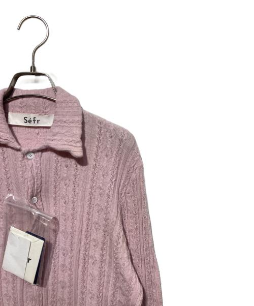 Sefr（セファ）Sefr (セファ) RIKU SHIRT カーディガン ピンク サイズ:XSの古着・服飾アイテム