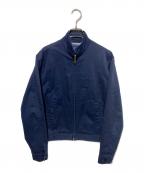 RALPH LAUREN SPORTラルフローレン スポーツ）の古着「裏地ストライプスイングトップ」｜ネイビー